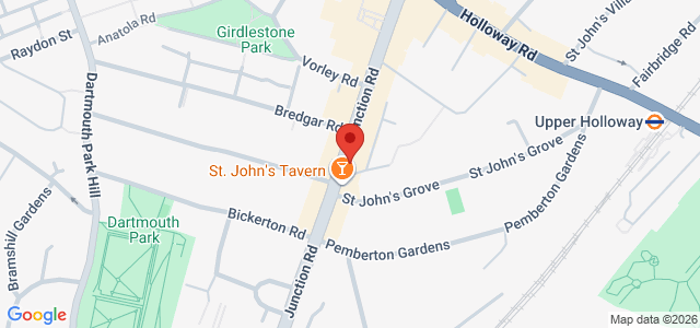 Map showing Holy Cow - Archway in London